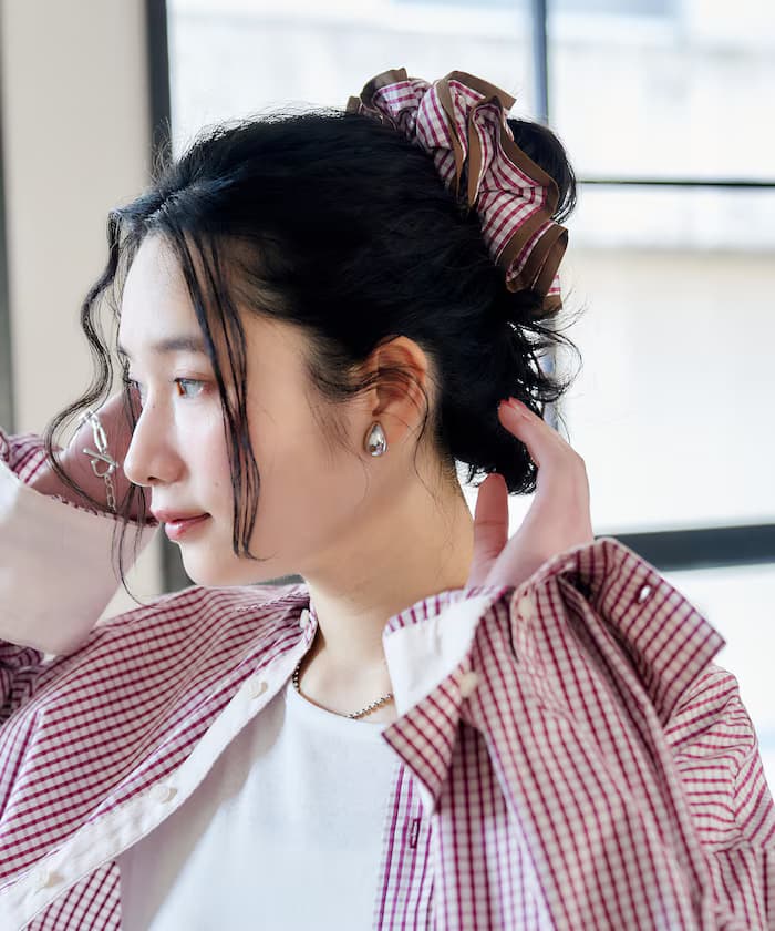 別注多色條紋髮圈