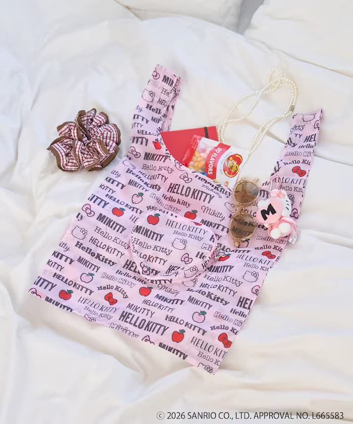 HELLO KITTY 全圖案 環保購物袋