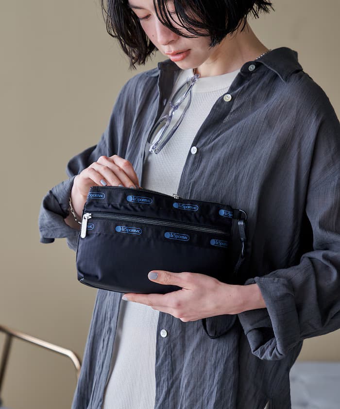 別注 COSMETIC CLUTCH W STRAP