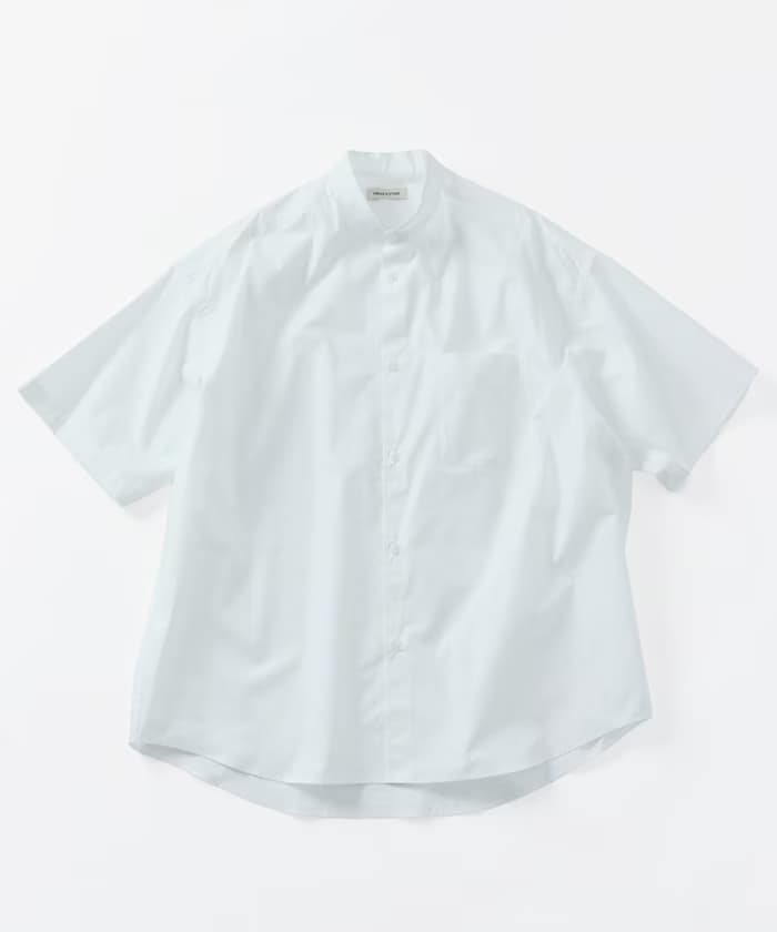 Relax Fit 寬鬆版型 短版領 短袖襯衫【限定款】