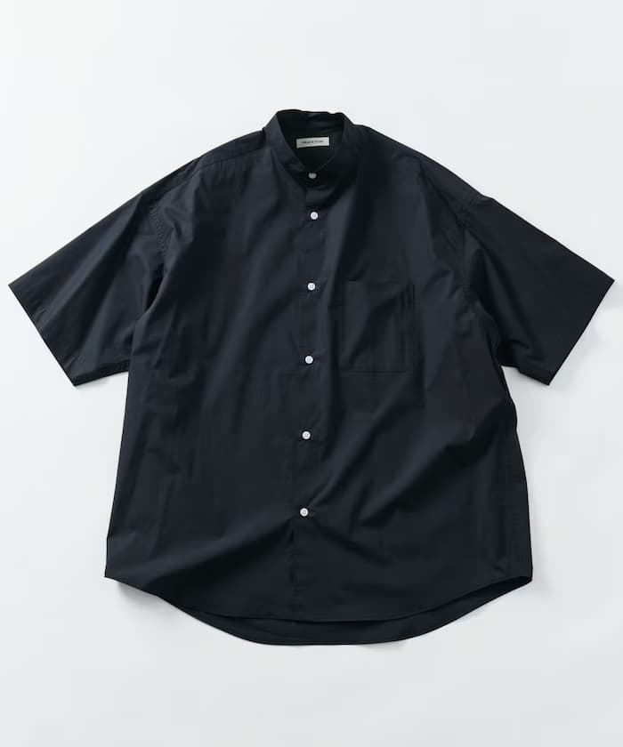 Relax Fit 寬鬆版型 短版領 短袖襯衫【限定款】