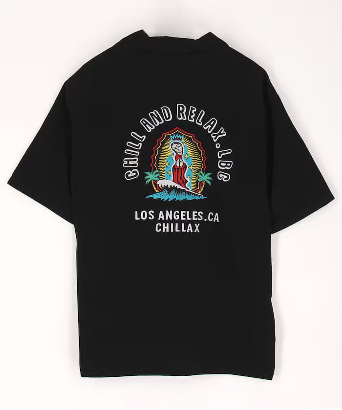 絲滑觸感刺繡BIG襯衫 【限定展開】