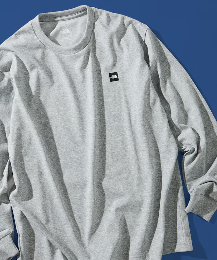 長袖小方塊LOGO上衣（男款）【限定展開】