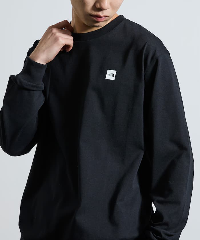 長袖小方塊LOGO上衣（男款）【限定展開】