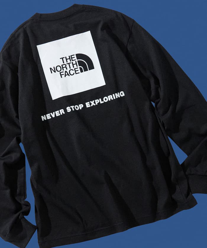 THE NORTH FACE 長袖背部方形標誌T恤（男款）【限定展開】