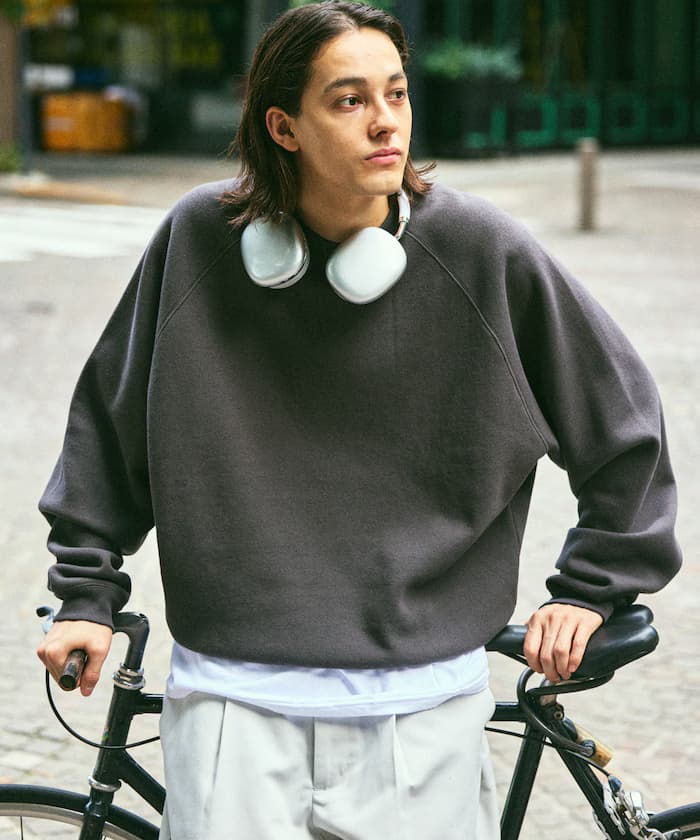 12oz 短版丈厚磅拉鍊袖衛衣【限定展開】