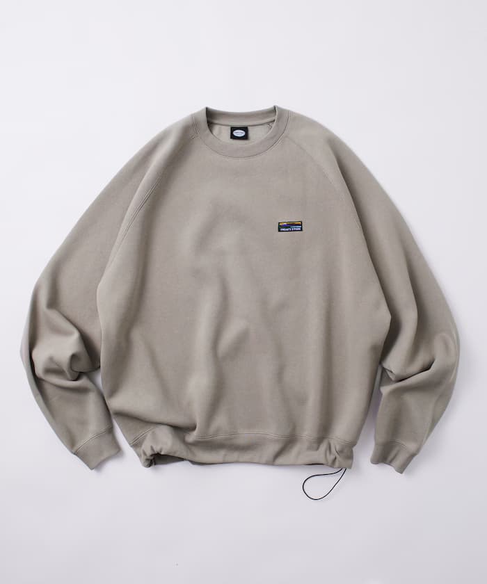 寬版束繩logo衛衣 ラグランスリーブ 【限定展開】