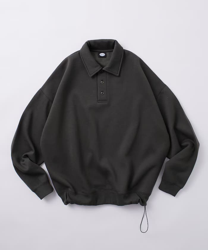 鬆緩版束繩衣領衛衣 / 褲管束繩 【限定展開】