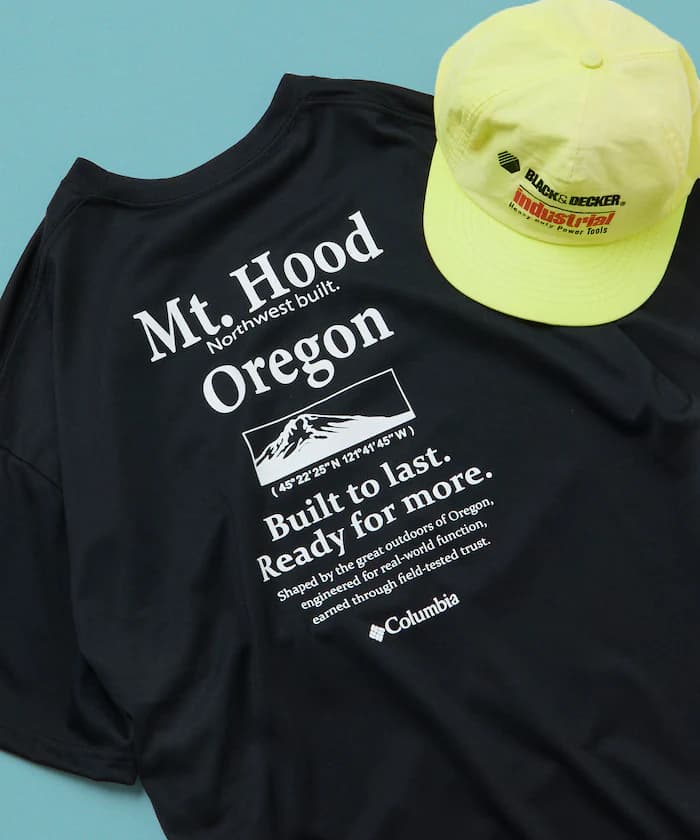 Columbia×FREAK'S STORE 別注 Imperial Park 山脈logo 背部印花 圓領T恤 【限定展開】