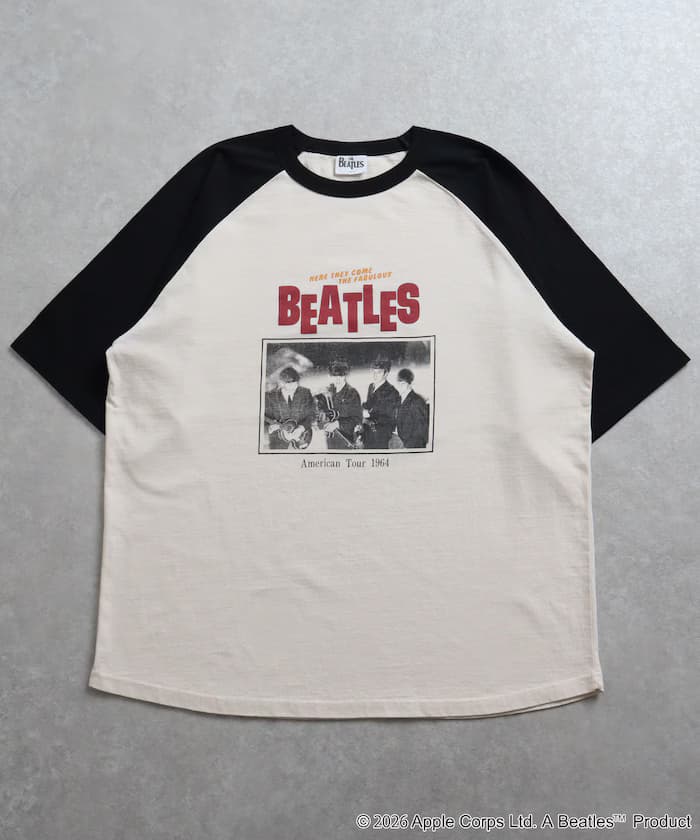 THE BEATLES 寬版照片印花落肩T恤 / 巡迴TEE 【限定展開】