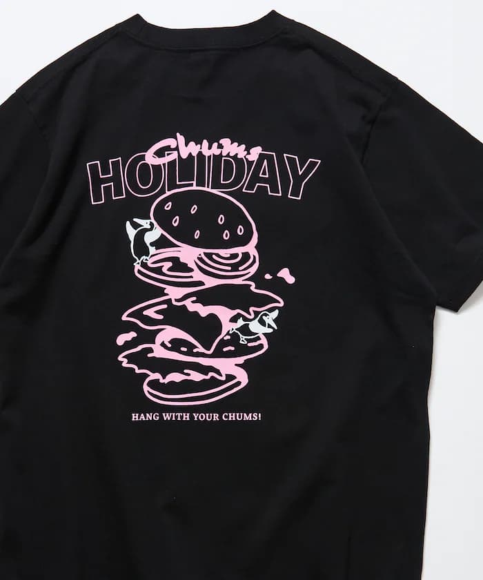 CHUMS×FREAK'S STORE 別注 布比鳥背面印花 圓領T恤/漢堡包主題 【限定展開】
