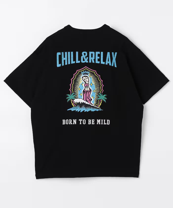 斯拉布天竺印花短袖T恤 【限定展開】