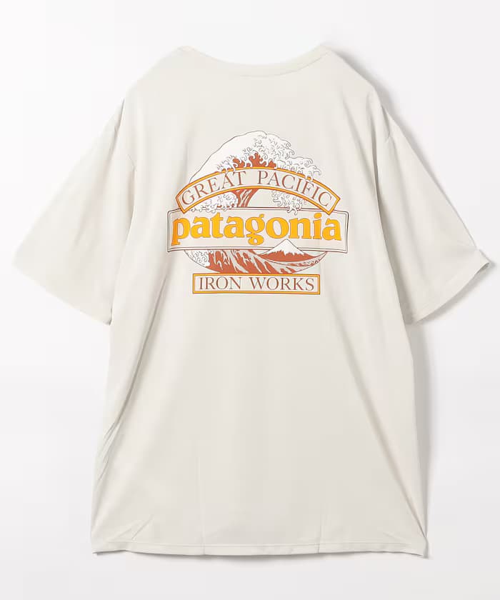 男款 Capilene Cool 日常短袖T恤（大浪圖案）【限定發售】