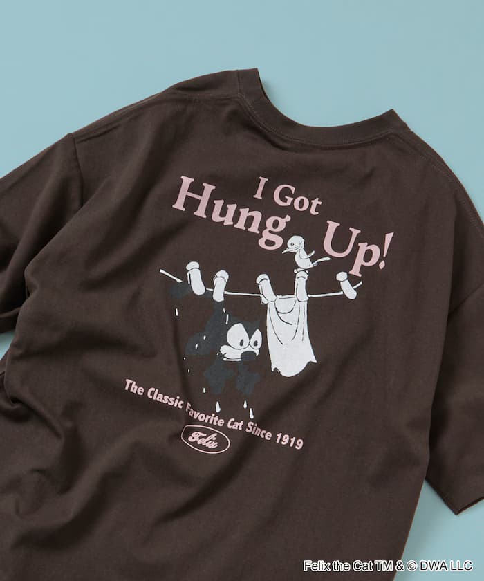 FELIX THE CAT 聯名限定 背面印花 圓領 T恤