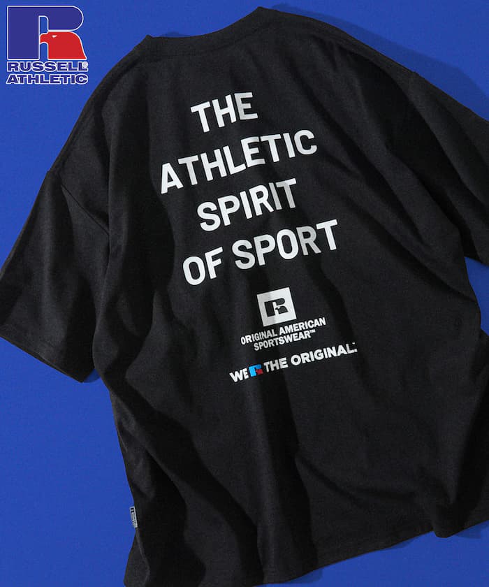 RUSSEL ATHLETIC×FREAK'S STORE 別注 寬版背面印花 T恤 / 多色印花 【限定展開】