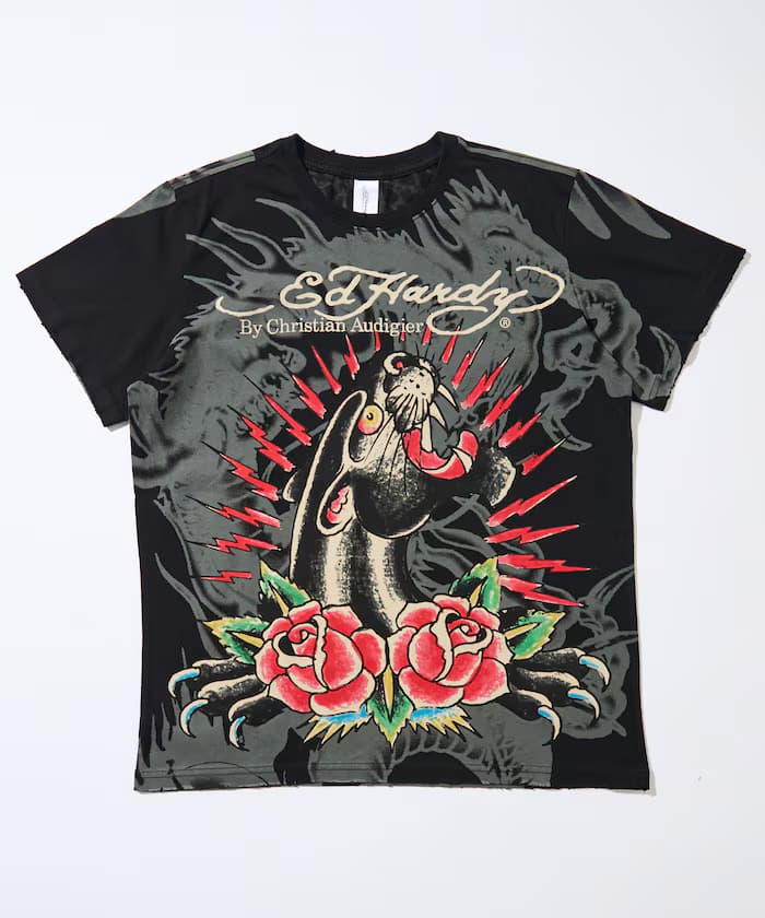 DAMAGE-ED HARDY SS TEE 【限定展開】