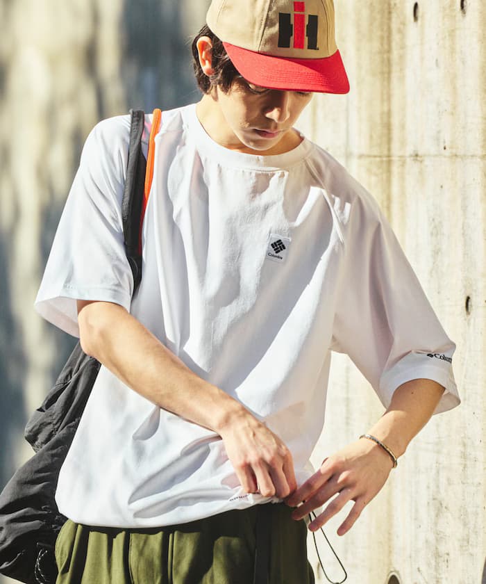 Columbia×FREAK'S STORE/哥倫比亞 別注 帝國公園 機能性 圓領T恤/防曬衣【限定販售】