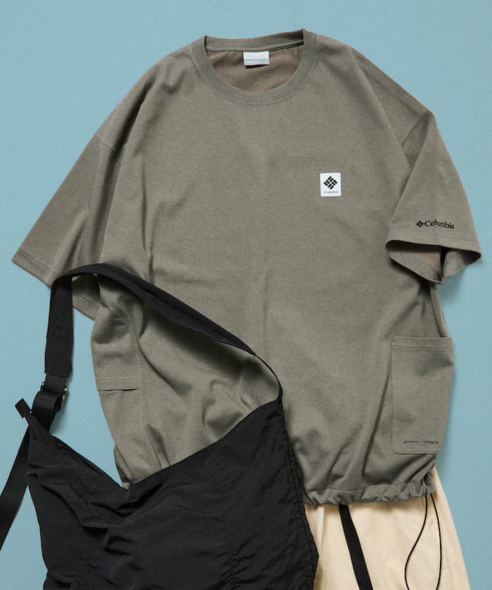 Columbia×FREAK'S STORE/哥倫比亞 別注 Imperial Park 側口袋 圓領T恤 【限定展開】