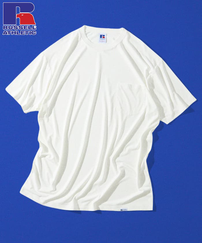 RUSSEL ATHLETIC×FREAK'S STORE 別注 Dri-Power 口袋T恤 吸濕速乾 消臭 彈性 【限定展開】