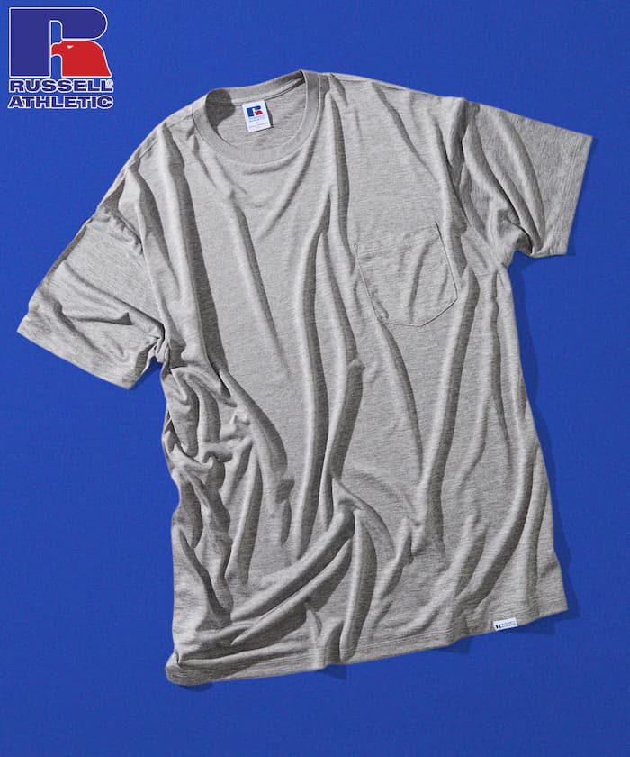 RUSSEL ATHLETIC×FREAK'S STORE 別注 Dri-Power 口袋T恤 吸濕速乾 消臭 彈性 【限定展開】
