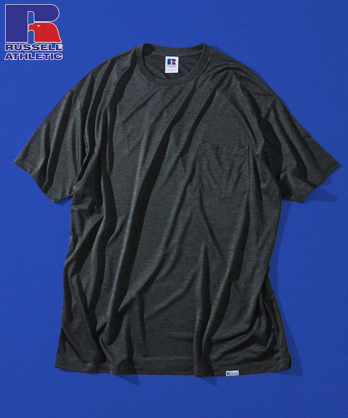 RUSSEL ATHLETIC×FREAK'S STORE 別注 Dri-Power 口袋T恤 吸濕速乾 消臭 彈性 【限定展開】