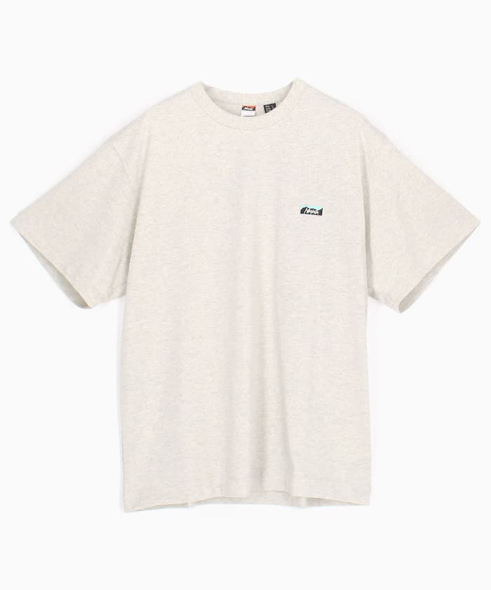 NANGA 限定款 生態混紡 迷你盒型刺繡 短袖T恤(中性款)