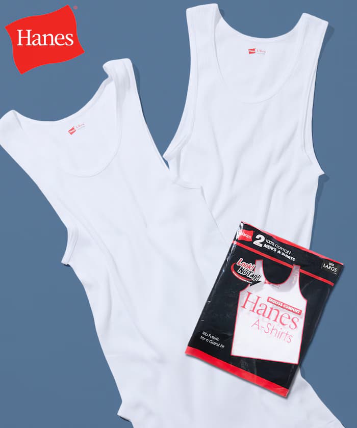【2件組】Hanes A襯衫 限定展開