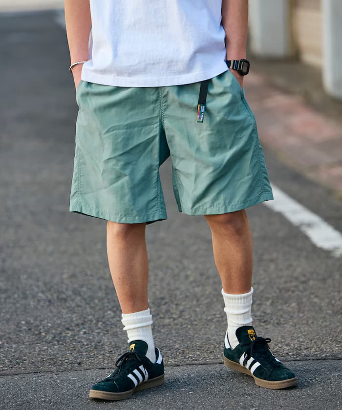 尼龍登山鬆緩短褲 【限定展開】