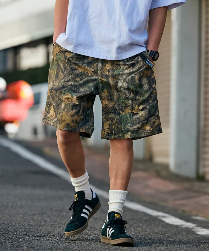 尼龍登山鬆緩短褲 【限定展開】