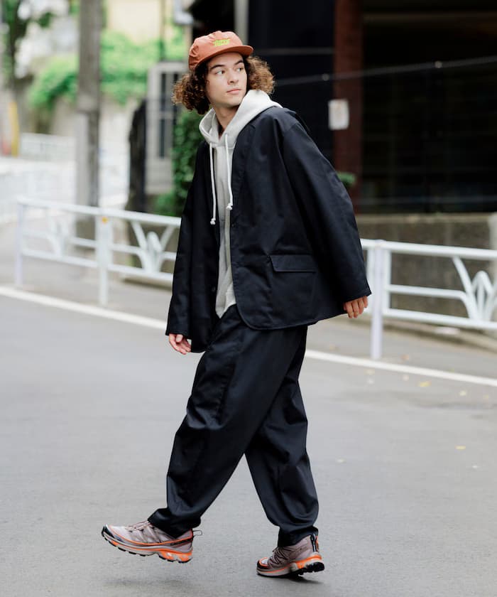 Relax Fit 寬鬆棉麻斜紋套裝 / 西裝外套 / 寬版褲子 【限定展開】