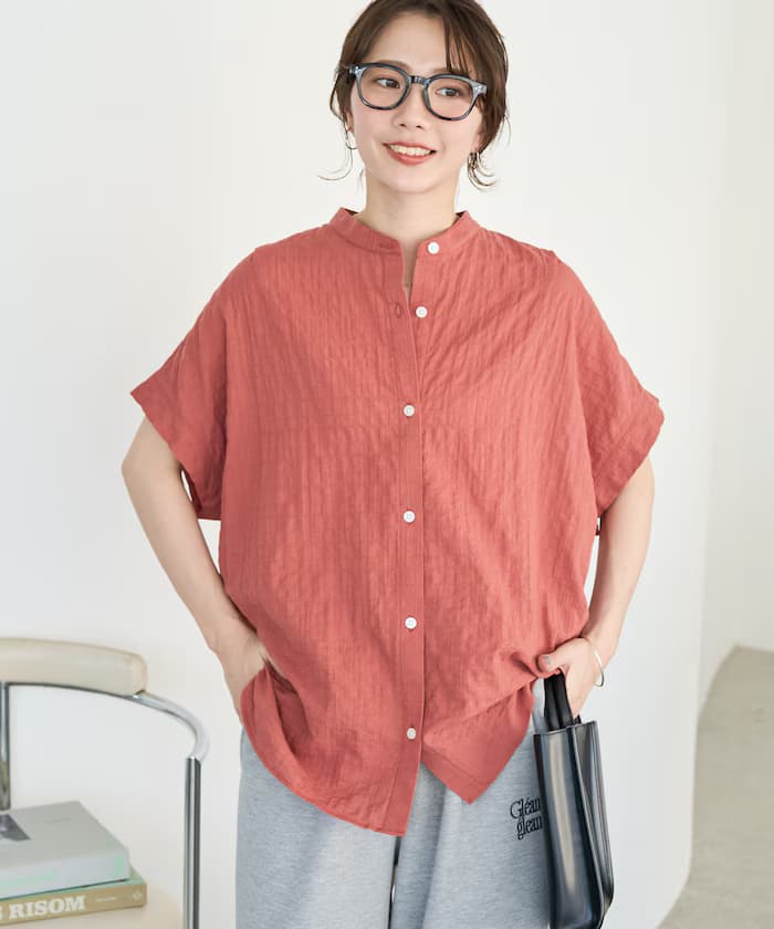 ナチュラル ポコポコ フレンチ スリーブ 罩衫【限定展開】