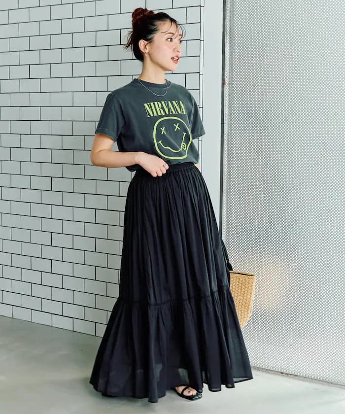 印度層次拼接裙子【限定展開】