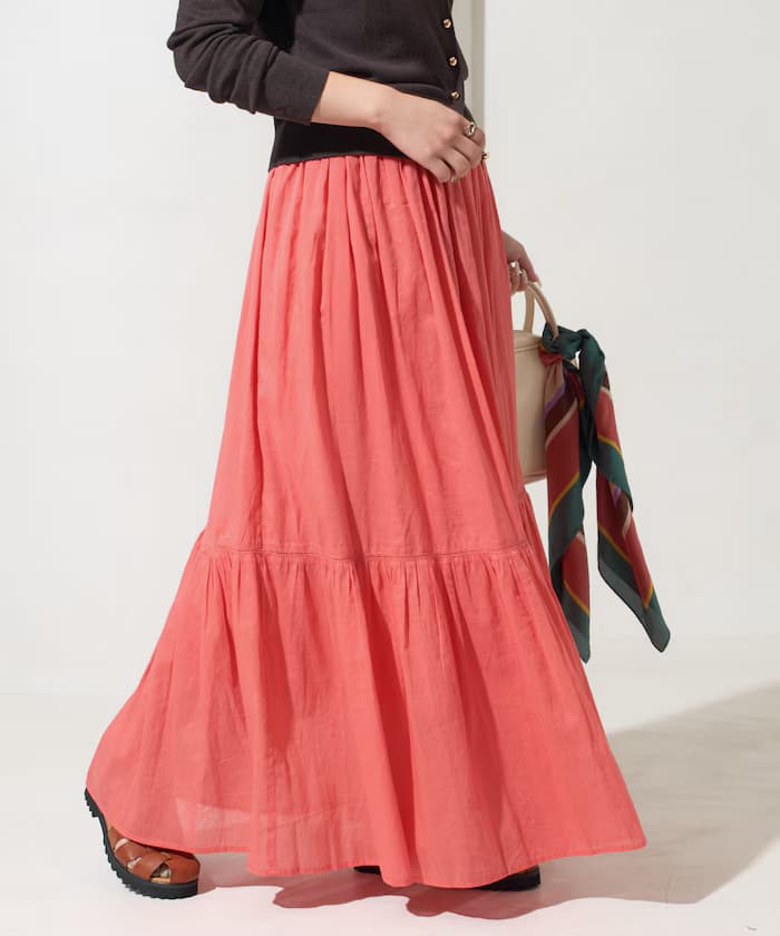 印度層次拼接裙子【限定展開】