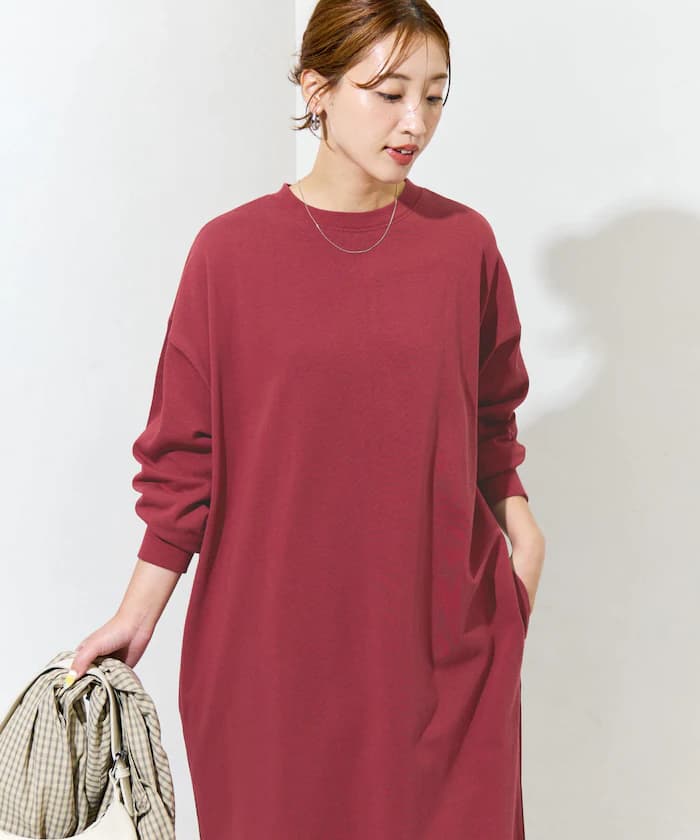 USA棉質寬版長袖連身裙【限定展開】