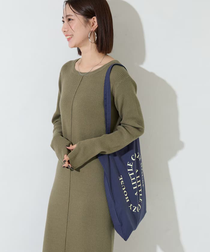 吸濕發熱針織衫連身裙【限定展開】