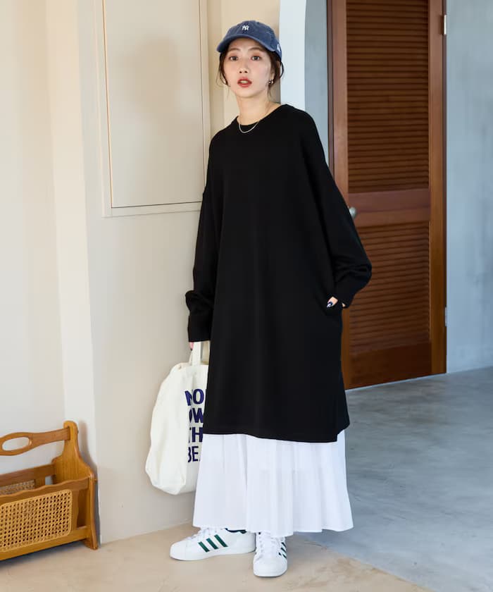 針織衫 迷你 連身裙【限定展開】