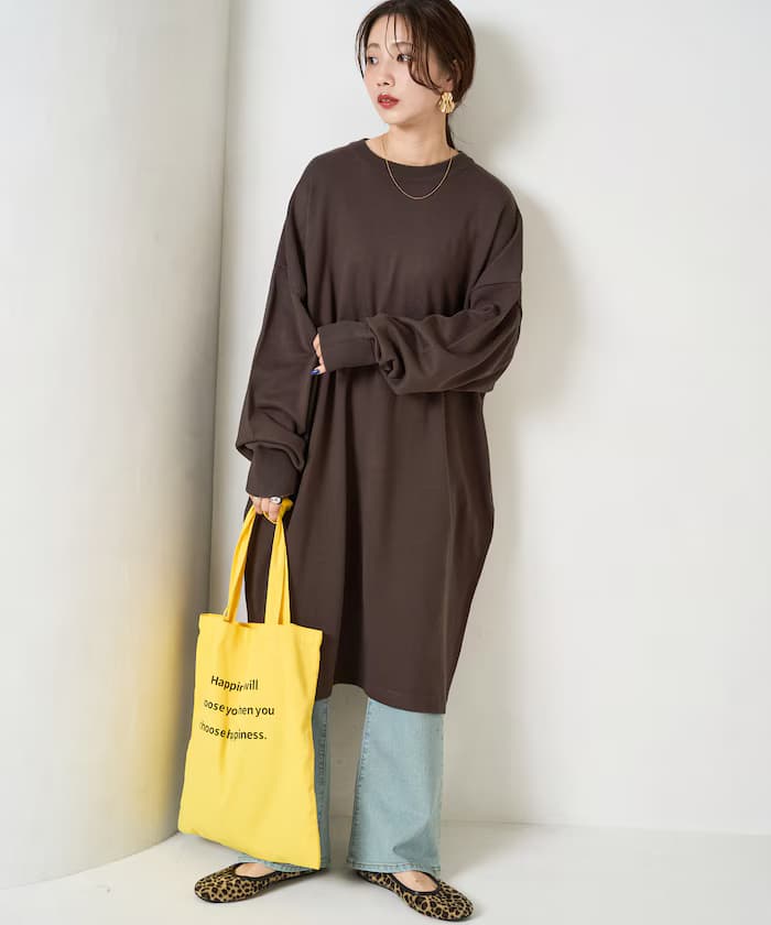 針織衫 迷你 連身裙【限定展開】