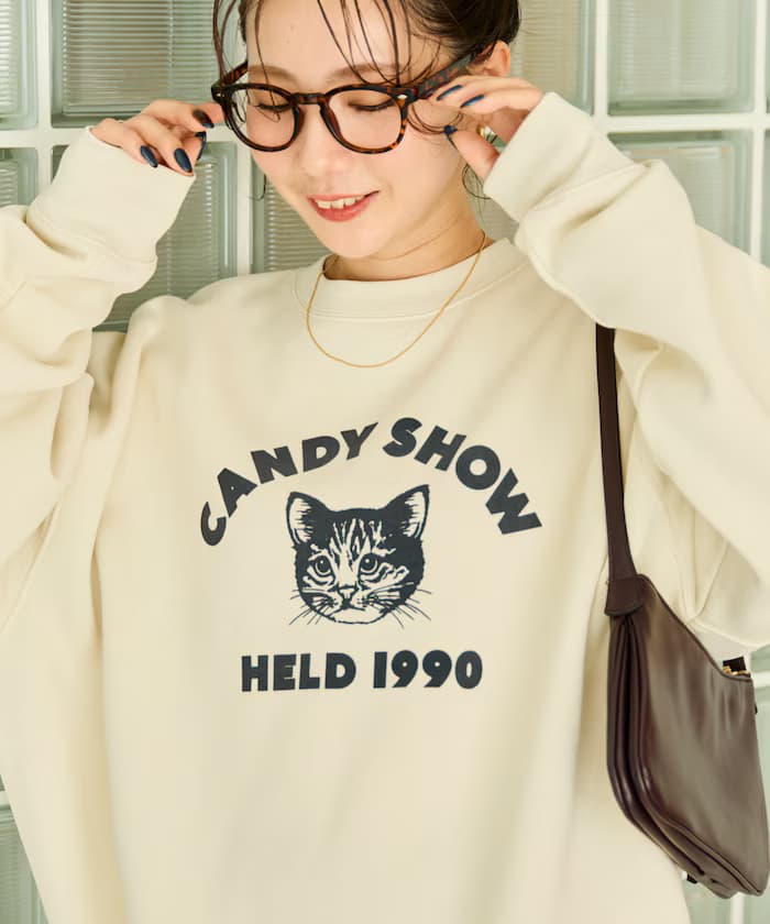 動物學院絨毛LOGO衛衣【限定展開】