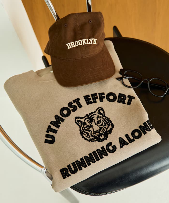 動物學院絨毛LOGO衛衣【限定展開】