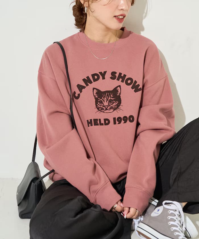 動物學院絨毛LOGO衛衣【限定展開】