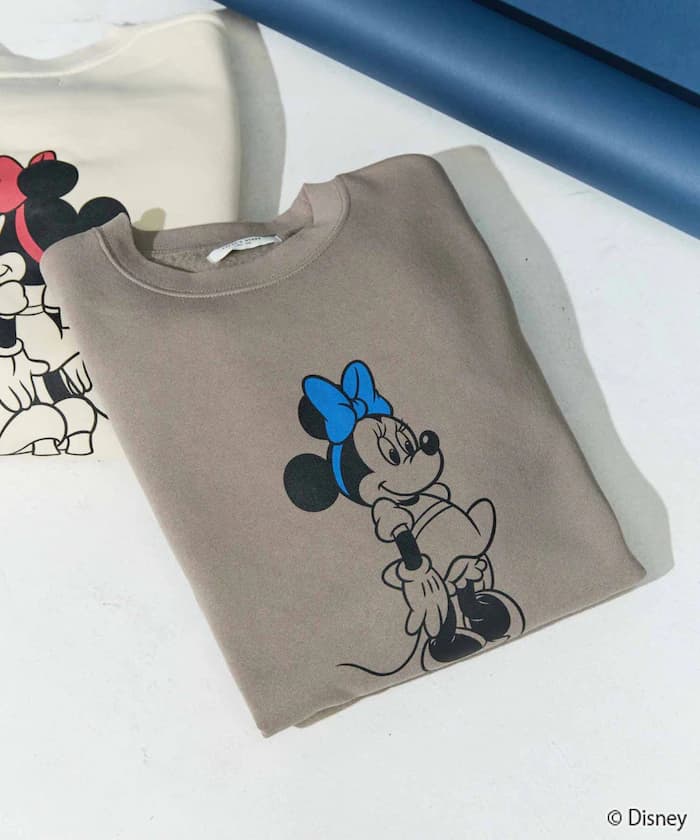 別注迷你ーマウス前後印花vintage加工衛衣【限定展開】