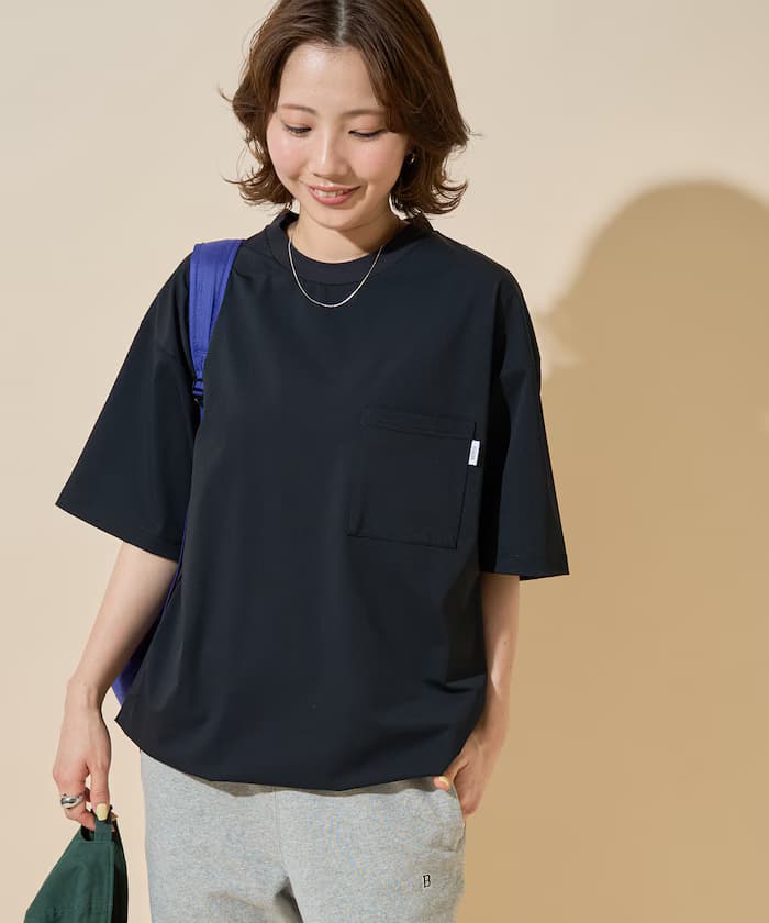 TAION × FREAK'S STORE 聯名限定 抗UV 吸濕排汗 涼感 抗菌 彈性 短袖口袋套頭衫【限定款】