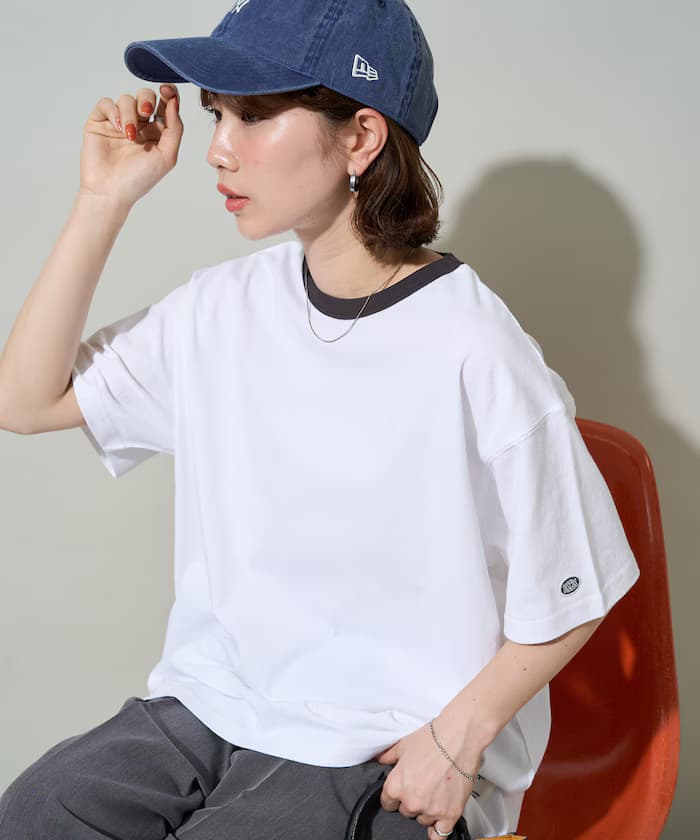 別注配色拼接T恤【限定展開】