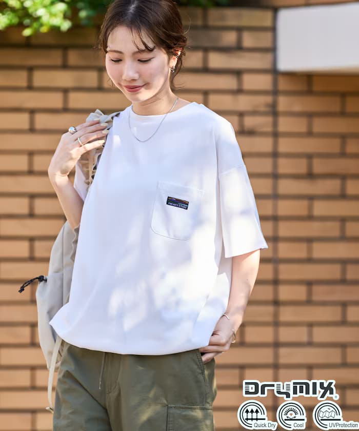 FREAK'S STORE OUTDOORS 吸濕排汗 涼感 抗UV 寬版短袖T恤【限定款】