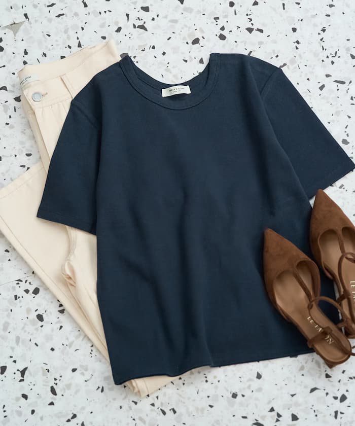 厚磅貼身半袖T恤【限定展開】