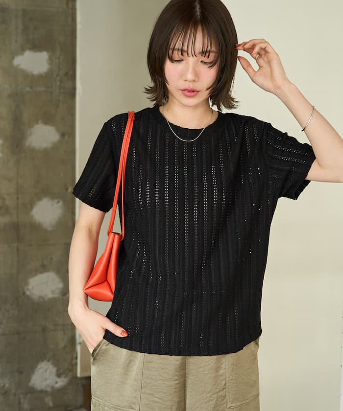 アイレット 半袖 T恤【限定展開】