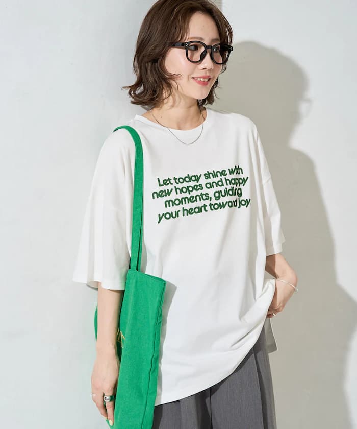 植絨 LOGO 印花 短袖 T恤【限定款】