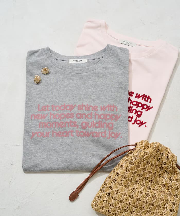 植絨 LOGO 印花 短袖 T恤【限定款】