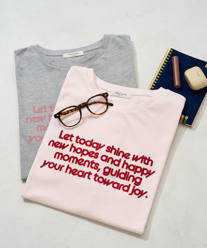 植絨 LOGO 印花 短袖 T恤【限定款】