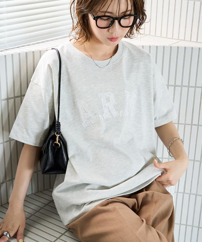 ARM 蕾絲 拼布 刺繡 短袖 T恤【限定款】